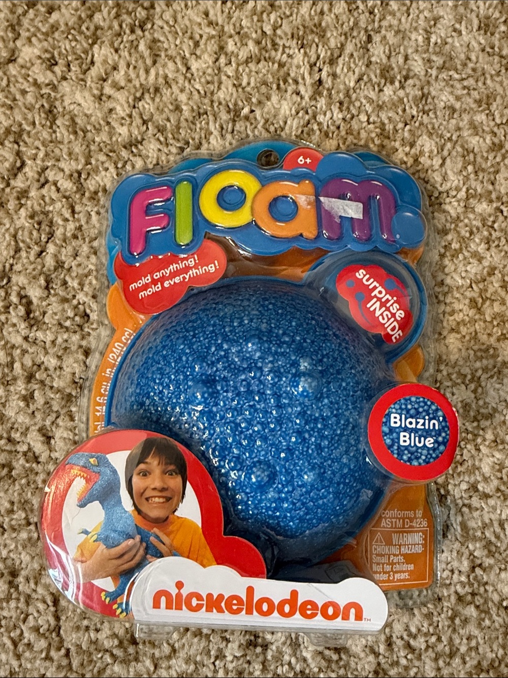 Nickelodeon Floatm Blazin' Blue Moldable Sensory Toy